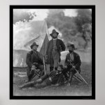 4th Pennsylvania Cavalry Officers 1862 Posters