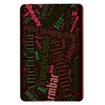 4x6 Submissions Word Cloud Magnet