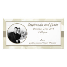 4x8 Engagement Photo Announcement Christmas Stars Photo Card