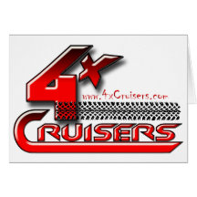 4xCruisers Club Gear Greeting Card