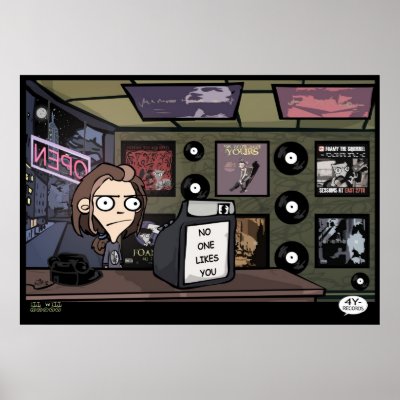4y-Records Poster by illwillpress