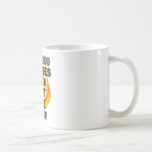 5000 degrés pour la chemise noire mug
