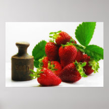 500g fraises poster