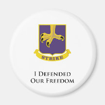 502nd PIR- I Defended Our Freedom Refrigerator Magnets