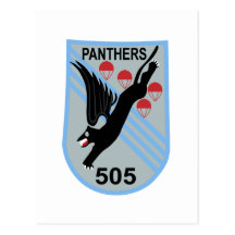 505th Airborne Infantry Regiment Postcard