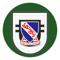508th Infantry Regiment - 2d Battalion Flash Stickers