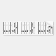 50:1 Oil Mix Decal Bumper Sticker