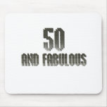 50 and fab disco theme mouse pad