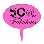 50 & Cake Topper
