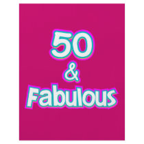 50 & Fabulous Birthday Gifts Custom Flyer