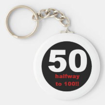 50 Halfway to 100 Keychains