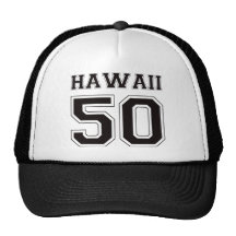 50 Hawaï - noir Casquette De Camionneur