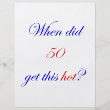 50  Hot Personalized Flyer