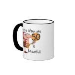 50 is Beautiful Tshirts and Gifts Mug
