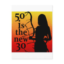 50 is the New 30, 50th Birthday Gifts! Postcard