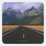 50 miles south of Yellowstone National Park, Square Sticker