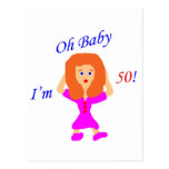 50 Oh Baby Post Card