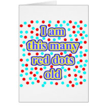50 Red Dots Old cards