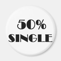 50% Single Fridge Magnet