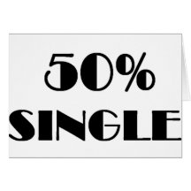50% Single Greeting Cards