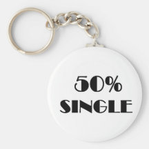 50% Single Keychains