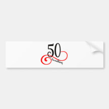 50 Something Bumper Sticker