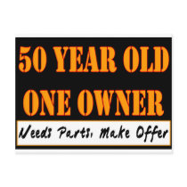 50 Year Old, One Owner - Needs Parts, Make Offer Post Card