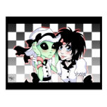 50's Goth Postcard