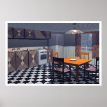 50's Kitchen Posters