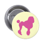 50s Vintage Pink Felt Poodle