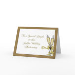50th Anniversary Champagne Congratulations Card
