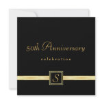 50th Anniversary - Classic Monogram Invitations
