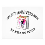 50th. ANNIVERSARY Custom Invitation