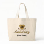 50th Anniversary - Gold Tote Bags