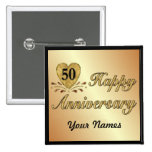 50th Anniversary - Gold Pins