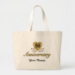 50th Anniversary - Gold Tote Bags