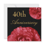 50th Anniversary Invitation - RED Roses