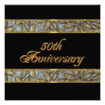 50th anniversary invitation square