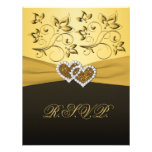 50th Anniversary Joined Hearts RSVP Card Announcements