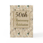 50th Anniversary Party Invitation Greeting Card
