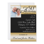 50th Anniversary Party Photo  Invitations
