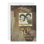 50th Anniversary Party Vintage Photo Invitations