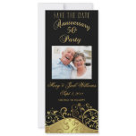 50th Anniversary Save the Date Photo Card Invite
