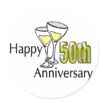 50th anniversary stickers