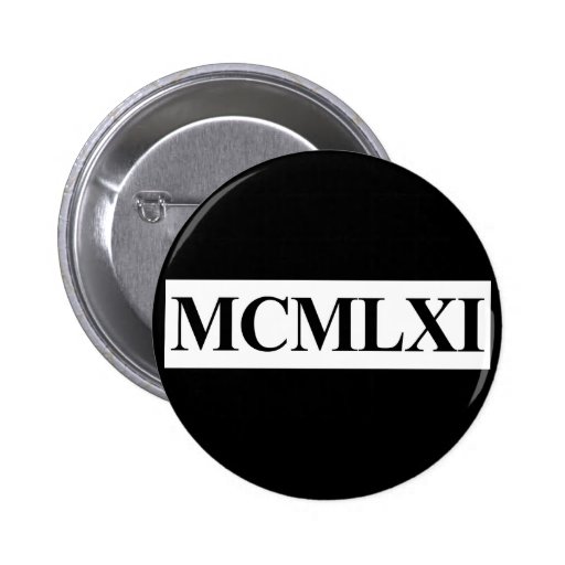 50th Birthday, 1961 Button