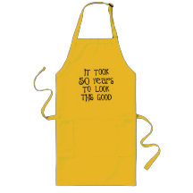 50th birthday, 50 years to look this good! aprons