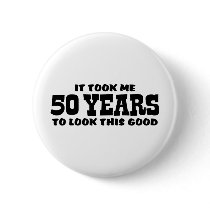 50th Birthday Button
