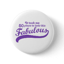 50th Birthday Pins