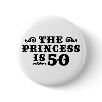 50th Birthday Pins