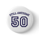 50th Birthday buttons